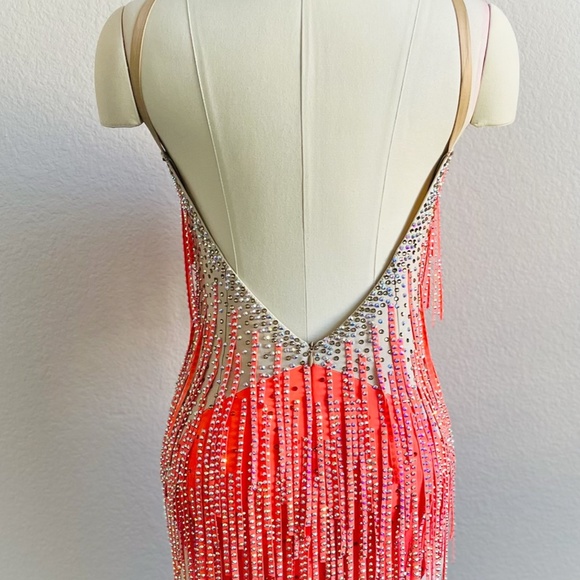 Professional Latin Competition Dress (rumba, cha cha, swing, mambo, salsa) - Picture 2 of 7